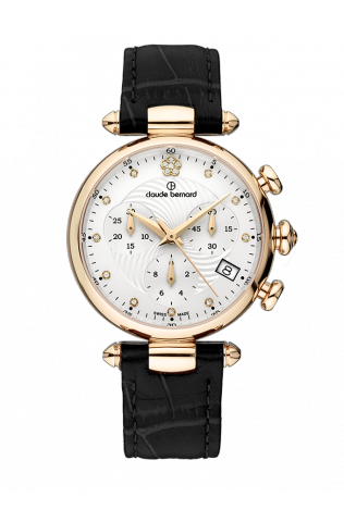 Годинник жіночий CLAUDE BERNARD 10215 37R APR2 класичний, білий та гарантією 24 місяці