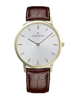 Годинник чоловічий CLAUDE BERNARD 20206 37J AID класичний, круглий, металлик та гарантією 24 місяці
