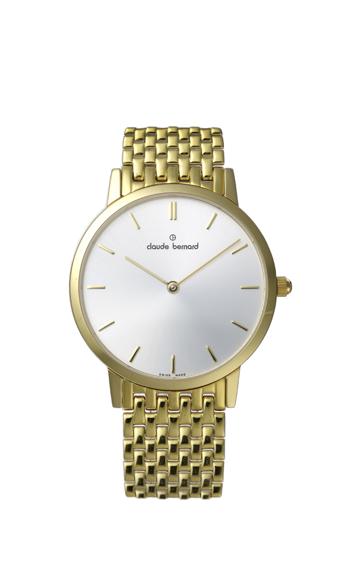 Годинник чоловічий CLAUDE BERNARD 20206 37JM AID класичний, круглий, металлик та гарантією 24 місяці