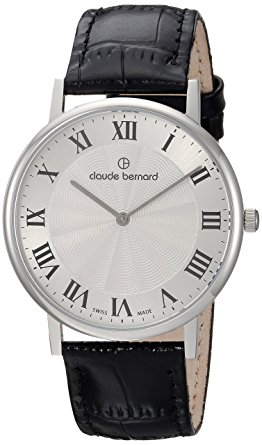 Годинник чоловічий CLAUDE BERNARD 20214 3 AR класичний, круглий, білий та гарантією 24 місяці
