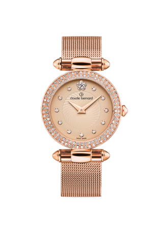 Годинник жіночий CLAUDE BERNARD 20504 37RPM BEIR2 класичний, золото та гарантією 24 місяці