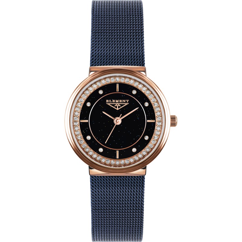 Женские часы  33 Element 331710 классические, черные и гарантией 33 месяца