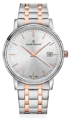 Мужские часы CLAUDE BERNARD 53007 357RM AIR классические, круглые и гарантией 24 месяца