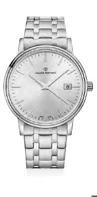 Годинник чоловічий CLAUDE BERNARD 53007 3M AIN класичний, круглий та гарантією 24 місяці