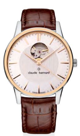 Годинник  CLAUDE BERNARD 85017 357R AIR класичний, білий та гарантією 24 місяці