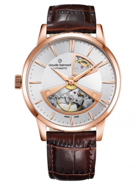 Годинник чоловічий CLAUDE BERNARD 85017 37R AIR2 класичний, круглий та гарантією 24 місяці