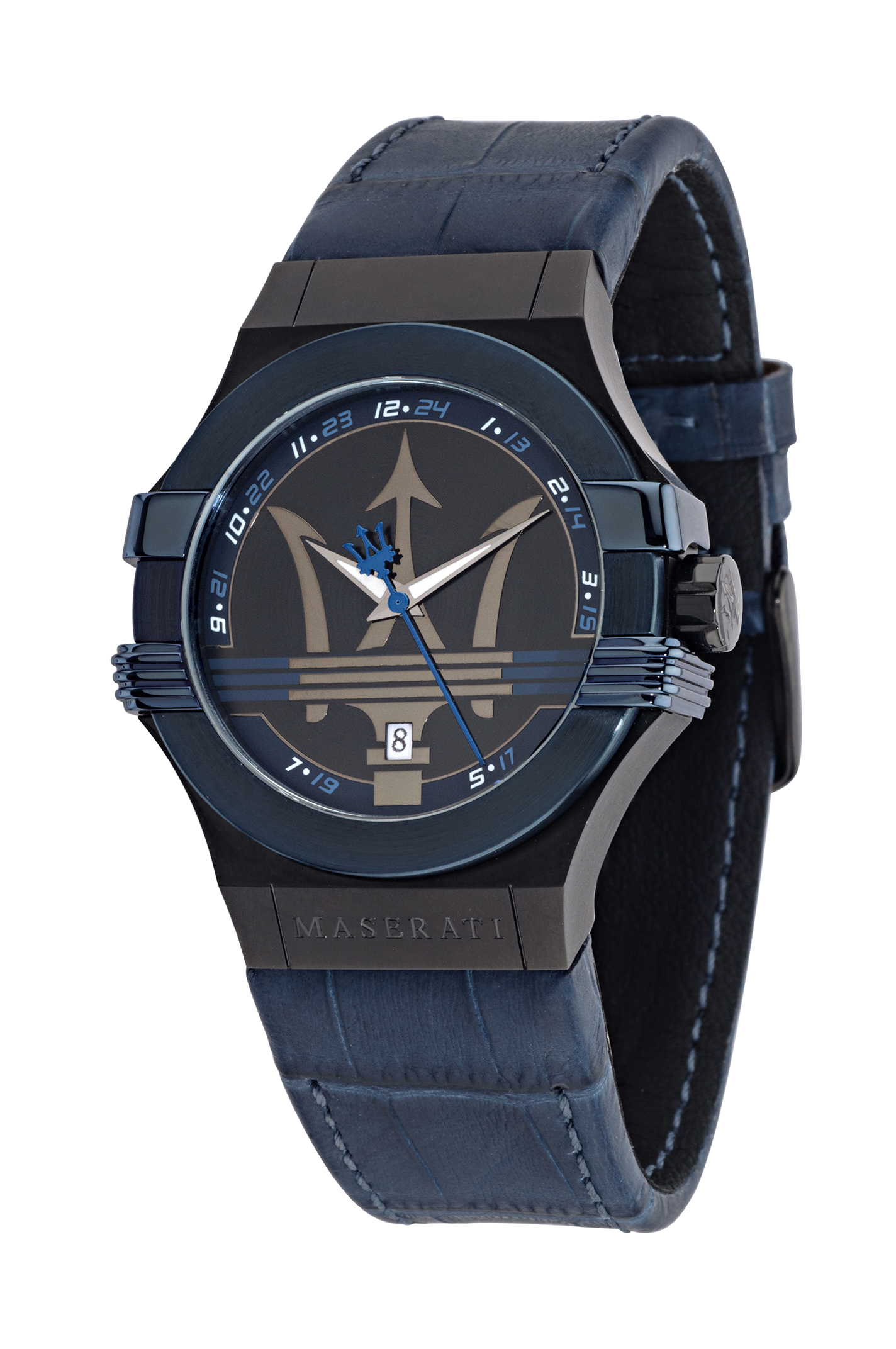 Годинник чоловічий MASERATI R8851108007 fashion, круглий, сірий та гарантією 12 місяців