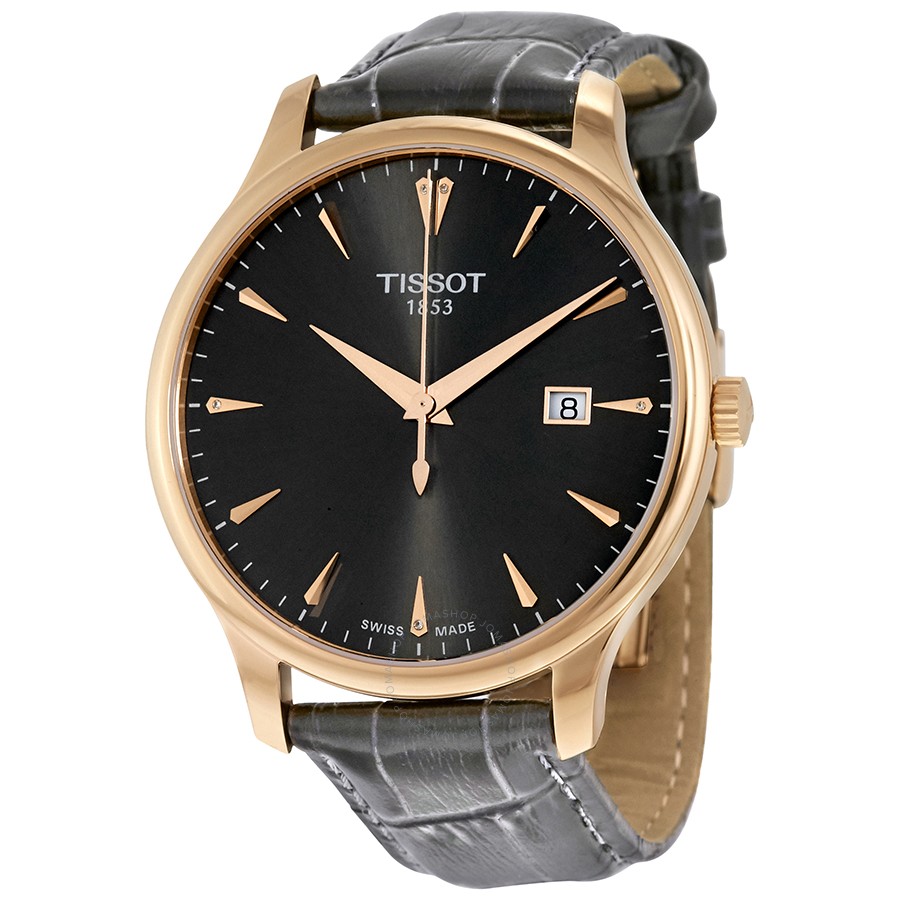 Годинник чоловічий Tissot T063.610.36.086.00 класичний, чорний та гарантією 24 місяці