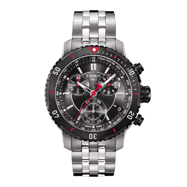 Годинник чоловічий Tissot T067.417.21.051.00 спортивний, чорний та гарантією 24 місяці