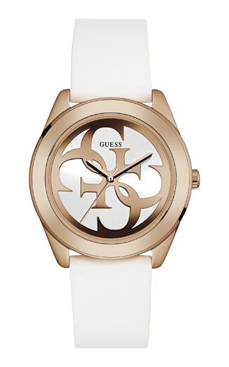 Годинник жіночий GUESS W0911L5 fashion, круглий, білий та гарантією 24 місяці