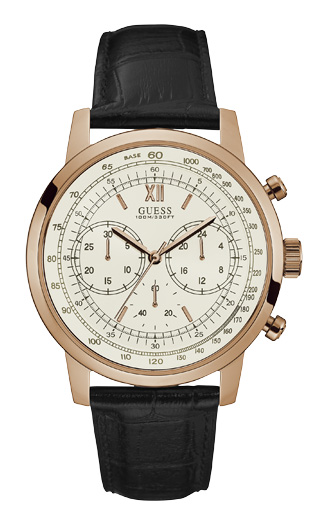 Годинник чоловічий GUESS W0916G2 спортивний, круглий, білий та гарантією 24 місяці