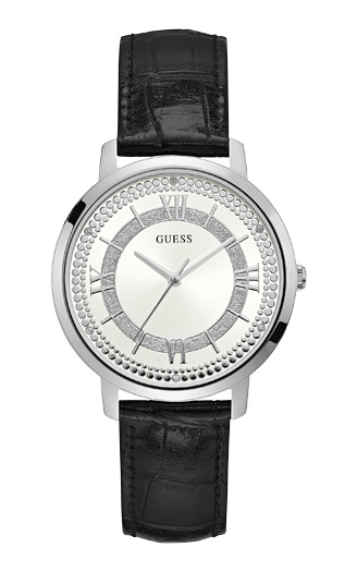 Женские часы GUESS W0934L2 классические, круглые, металлик и гарантией 24 месяца