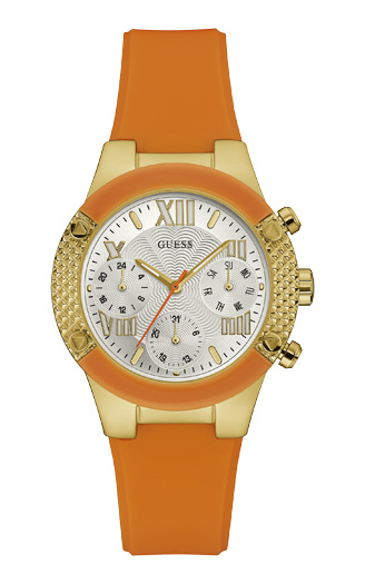 Годинник жіночий GUESS W0958L1 спортивний, круглий, металлик та гарантією 24 місяці