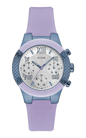 Годинник жіночий GUESS W0958L2 спортивний, круглий, металлик та гарантією 24 місяці
