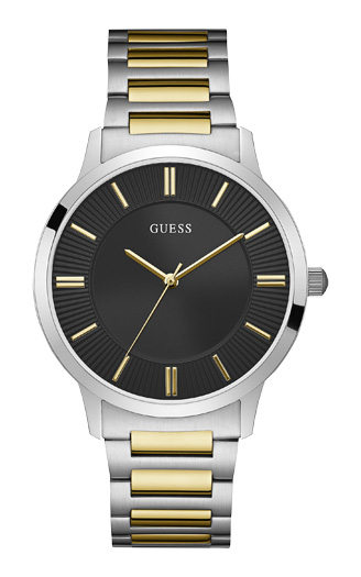 Годинник чоловічий GUESS W0990G3 класичний, круглий, чорний та гарантією 24 місяці