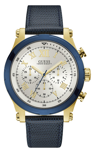 Годинник чоловічий GUESS W1105G1 спортивний, круглий, металлик та гарантією 24 місяці