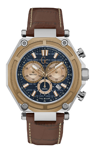 Годинник чоловічий GC X10005G7S спортивний, синій та гарантією 24 місяці