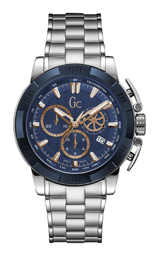 Годинник чоловічий GC X11002G7S спортивний, синій та гарантією 24 місяці