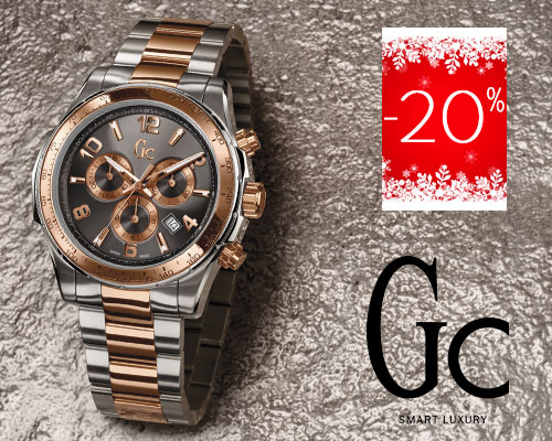 Часы Gc со скидкой -20%