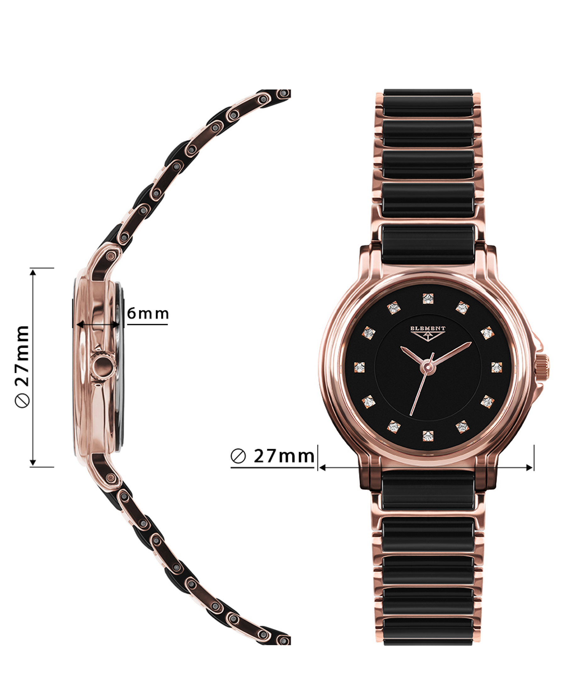 Женские кварцевые часы 33 Element 331407C