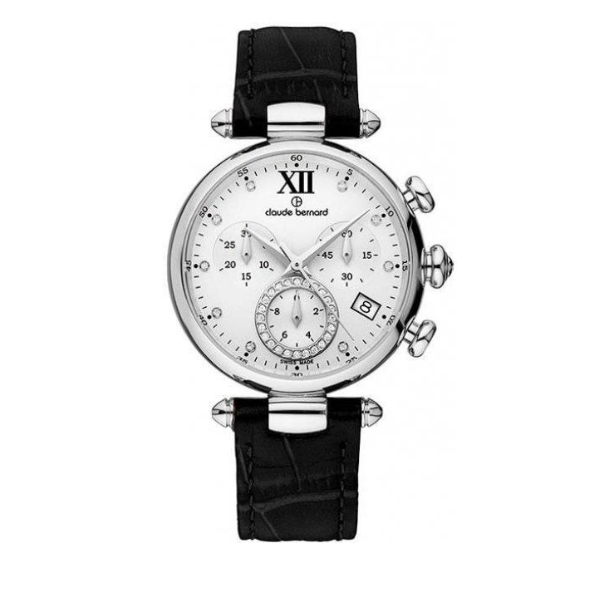 Годинник жіночий CLAUDE BERNARD 10215 3 APN1 fashion, круглий, білий та гарантією 24 місяці