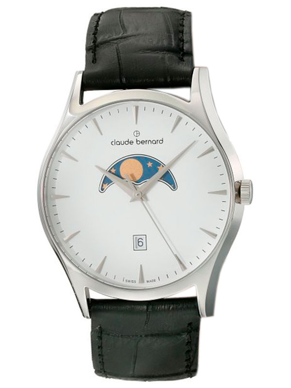 Годинник чоловічий CLAUDE BERNARD 79010 3 BIN класичний, круглий, перламутр та гарантією 24 місяці