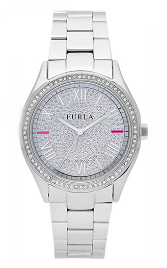 Годинник жіночий FURLA R4253101515 класичний, круглий, сірий та гарантією 24 місяці