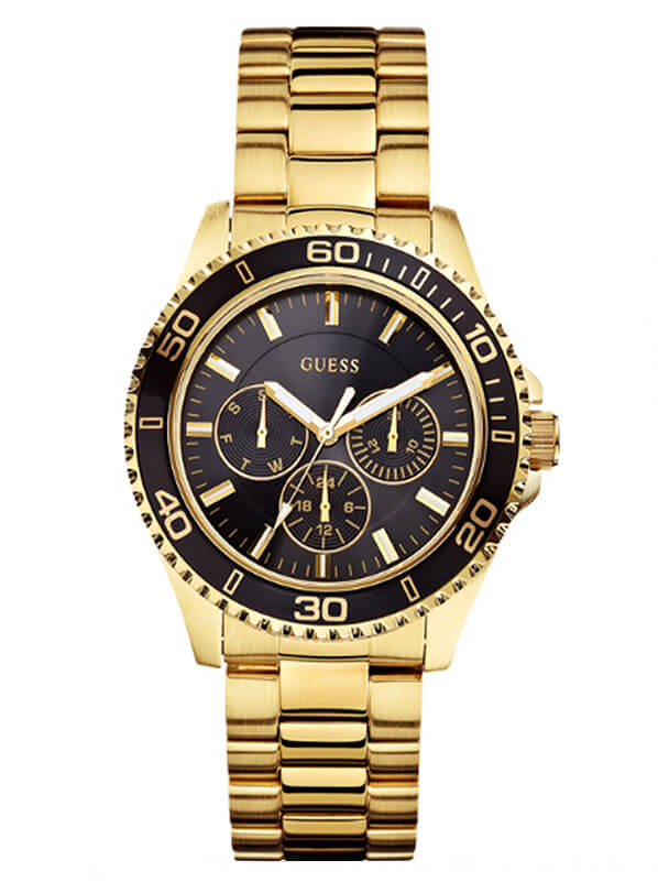 Годинник чоловічий Guess W0008G1 спортивний, круглий, чорний та гарантією 24 місяці