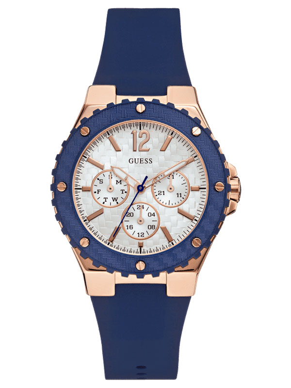 Годинник жіночий GUESS W0149L5 спортивний, круглий, металлик та гарантією 24 місяці
