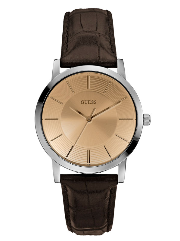 Годинник чоловічий Guess W0191G2 fashion, круглий, золото та гарантією 24 місяці