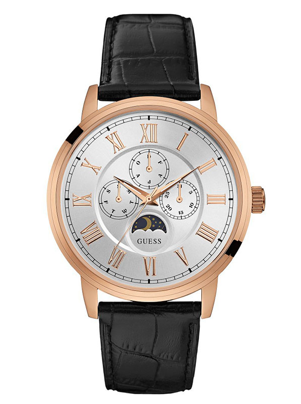 Годинник чоловічий GUESS W0870G2 класичний, круглий, металлик та гарантією 24 місяці