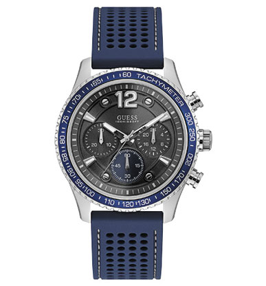 Годинник чоловічий GUESS W0971G2 спортивний, круглий, сірий та гарантією 24 місяці