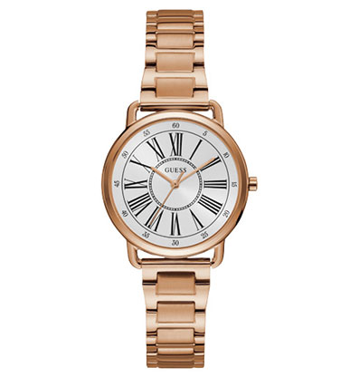Годинник жіночий GUESS W1148L3 класичний, круглий, металлик та гарантією 24 місяці