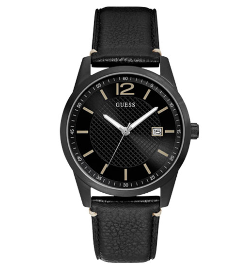 Годинник чоловічий GUESS W1186G2 класичний, круглий, чорний та гарантією 24 місяці