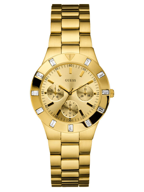 Годинник жіночий Guess W13576L1 спортивний, круглий, золото та гарантією 24 місяці