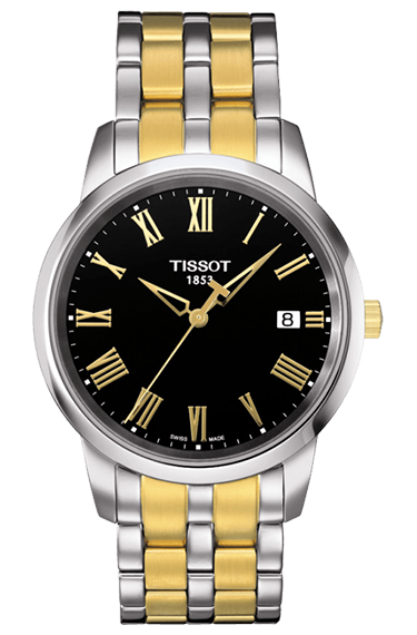 Мужские часы Tissot T033.410.22.053.01 классические, черные и гарантией 24 месяца