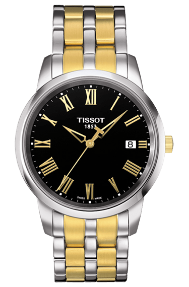 Годинник чоловічий Tissot T033.410.22.053.01 класичний, чорний та гарантією 24 місяці