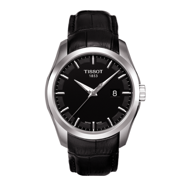 Мужские часы Tissot T035.410.16.051.00 классические, черные и гарантией 24 месяца