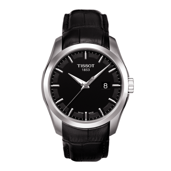 Годинник чоловічий Tissot T035.410.16.051.00 класичний, чорний та гарантією 24 місяці