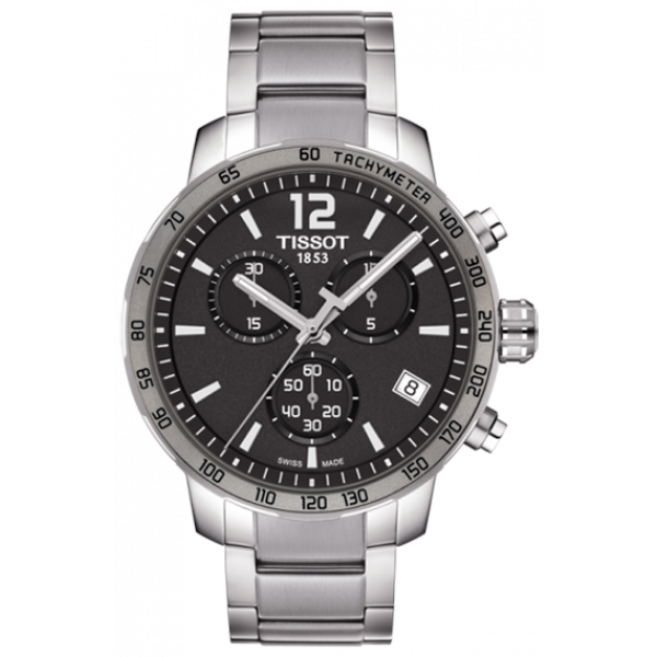 Годинник чоловічий хронограф Tissot T095.417.11.067.00 спортивний та гарантією 24 місяці