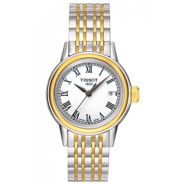 Годинник жіночий Tissot T085.210.22.013.00 класичний, білий та гарантією 24 місяці