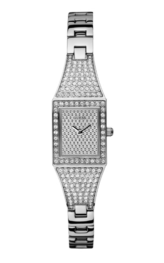 Годинник жіночий Guess W12094L1 fashion, прямокутний, металлик та гарантією 24 місяці