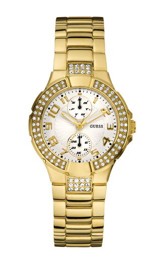 Годинник жіночий Guess W15072L1 спортивний, круглий, білий та гарантією 24 місяці
