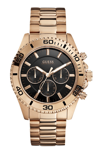 Годинник чоловічий Guess W0170G3 спортивний, круглий, чорний та гарантією 24 місяці