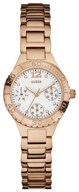 Женские часы GUESS W0355L2 спортивные, круглые, белые и гарантией 24 месяца