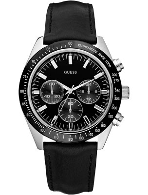 Годинник чоловічий Guess W12085G1 спортивний, круглий, чорний та гарантією 24 місяці