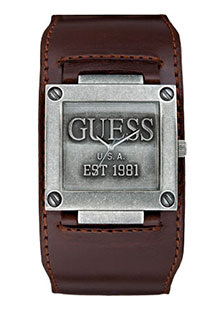 Годинник чоловічий Guess W90025G1 fashion, квадрат, металлик та гарантією 24 місяці