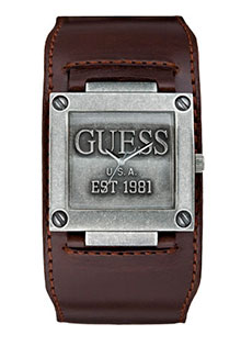 Годинник чоловічий Guess W90025G1 fashion, квадрат, металлик та гарантією 24 місяці